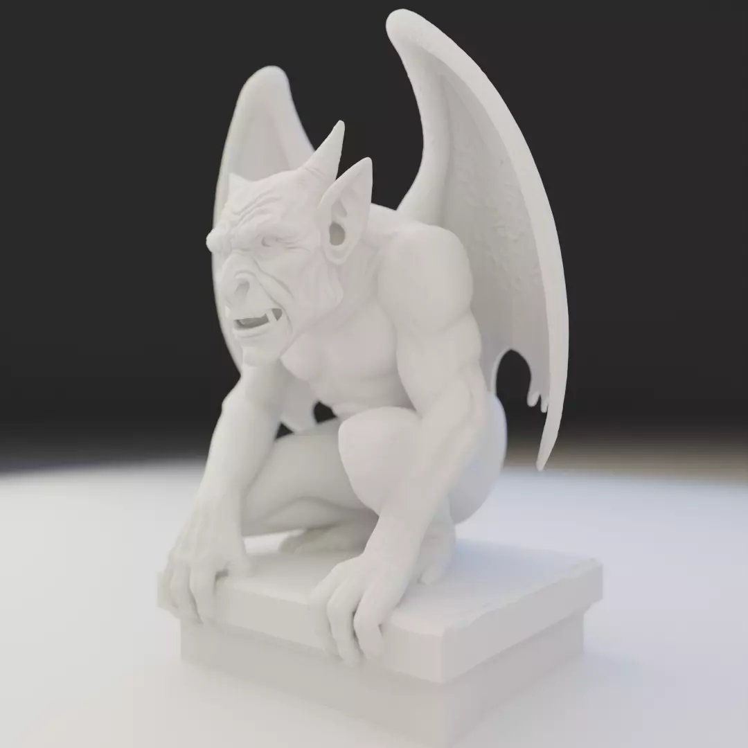 Gargoyle 3D print model_8