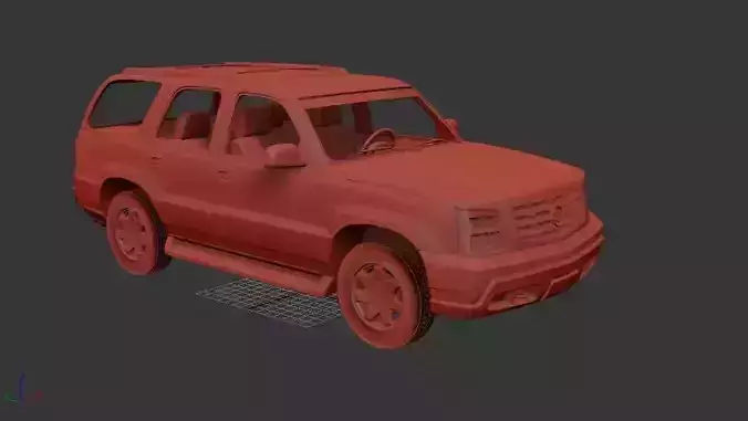 Cadillac Escalade 2002 3D print model