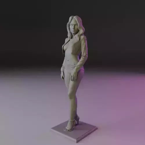 sexy pin-up model 3D print model