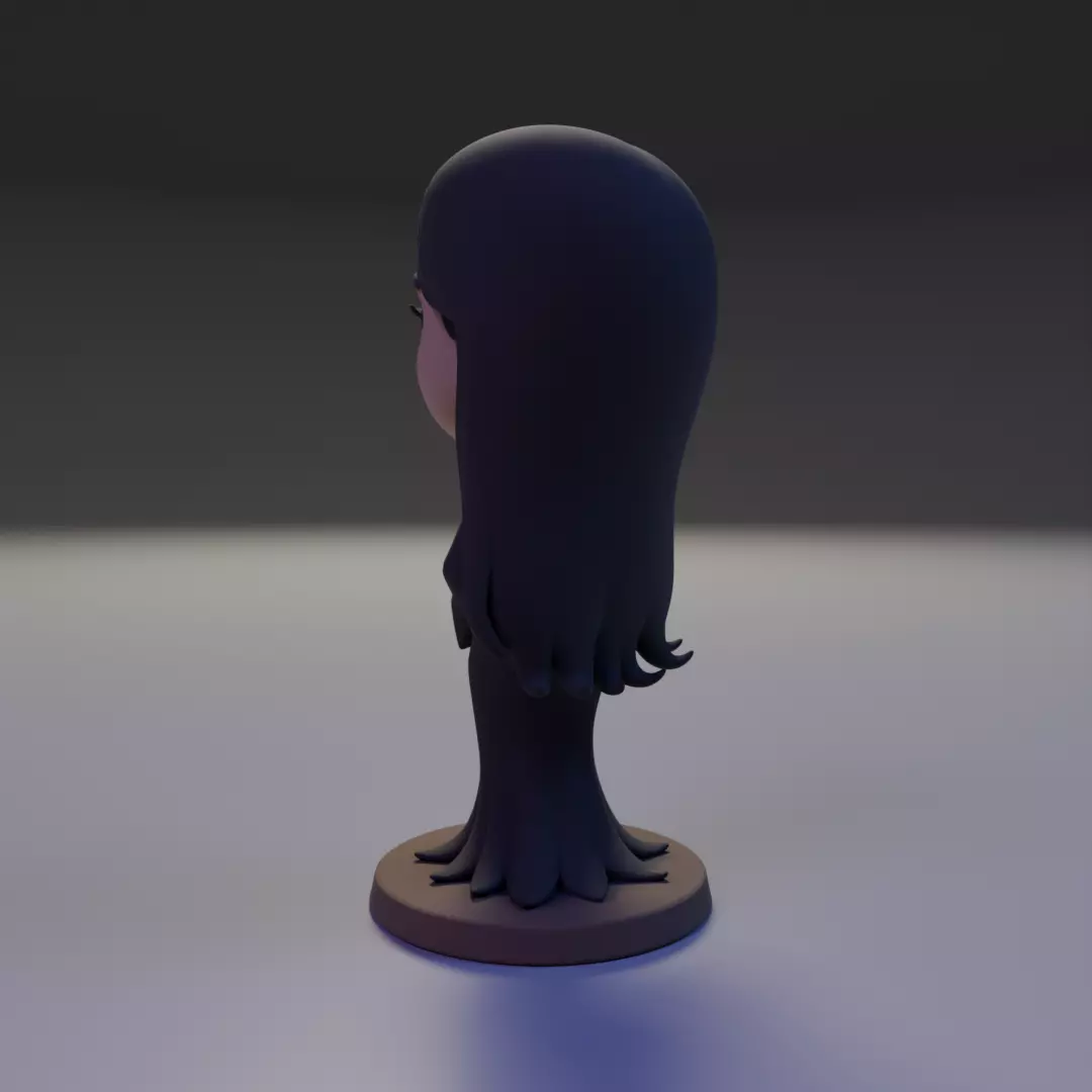 Morticia Addams 3D print model_10