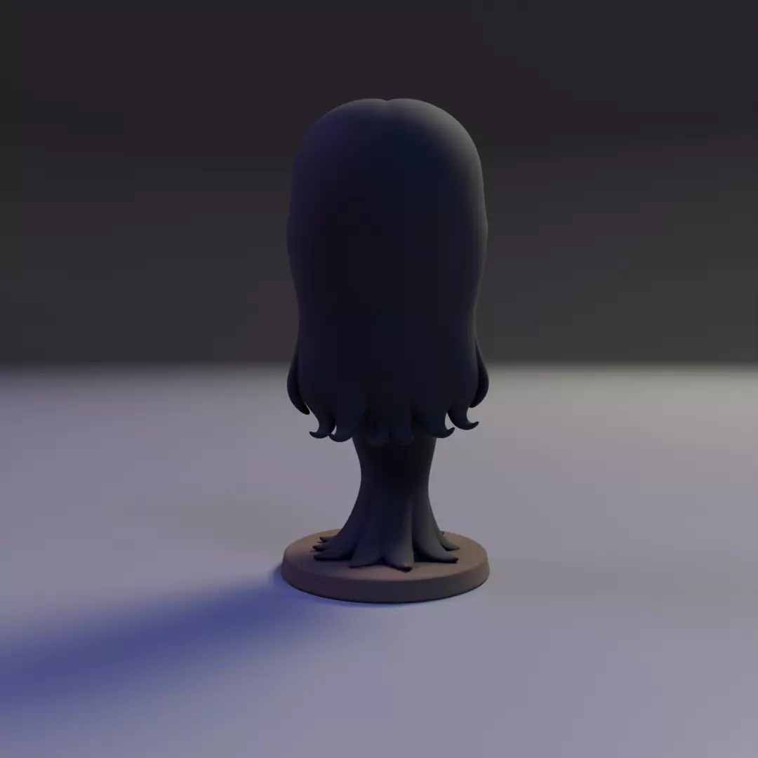 Morticia Addams 3D print model_2