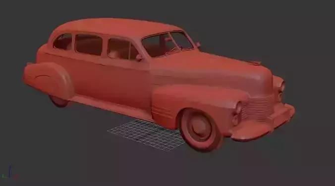 Cadillac Fleetwood 75 touring sedan 1941 3D print model
