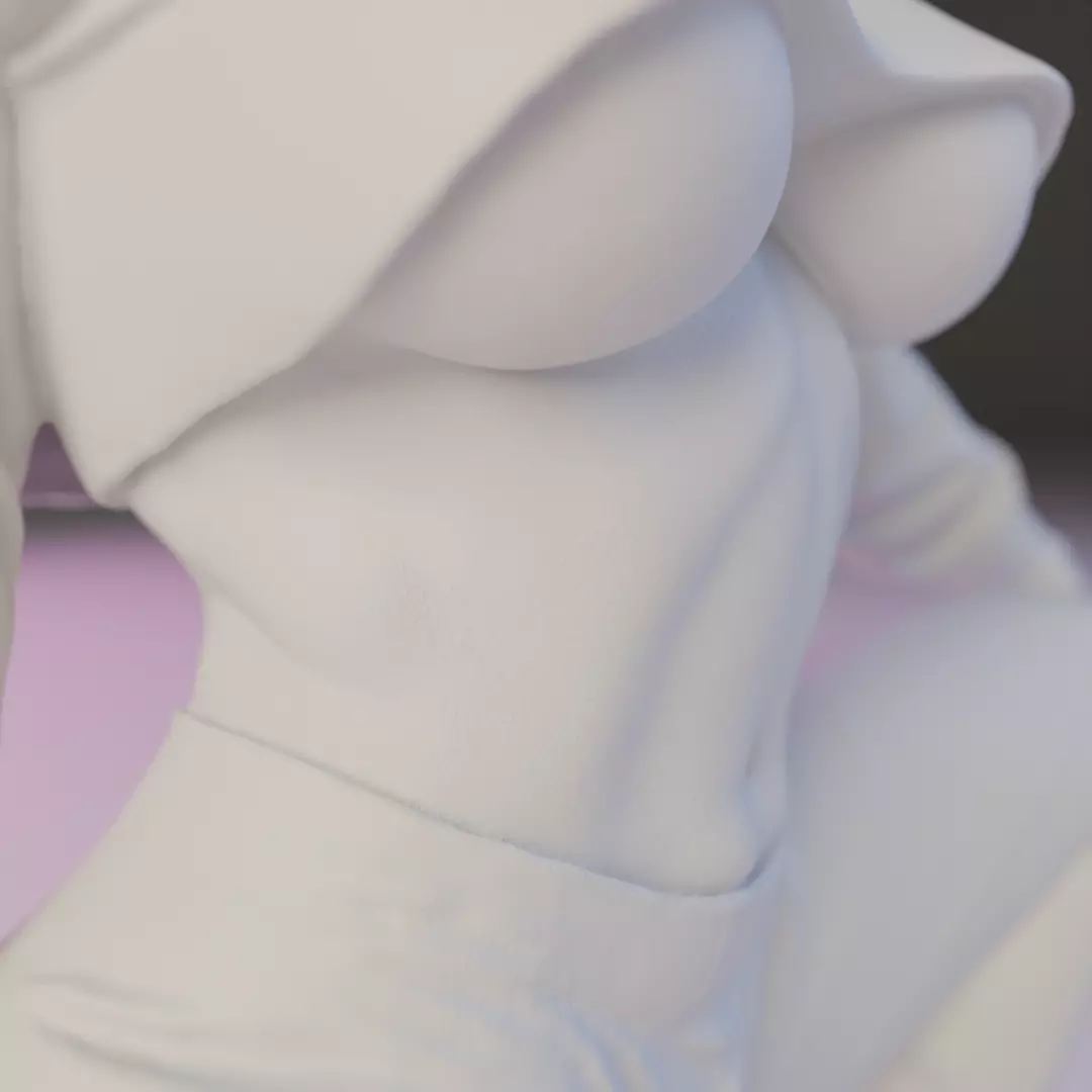 pin-up sexy girl 3D print model_24