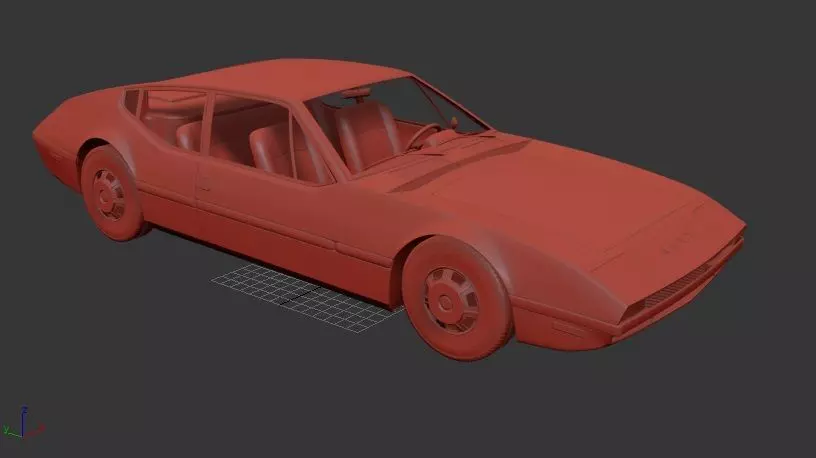 Cadillac NART 1970 3D print model_0