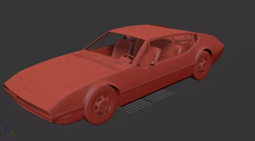 Cadillac NART 1970 3D print model_1