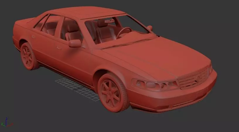 Cadillac Seville Mk5 STS 1998 3D print model_0