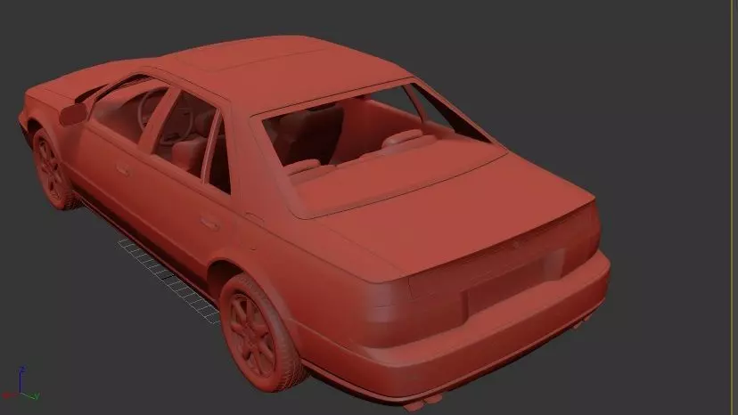 Cadillac Seville Mk5 STS 1998 3D print model_2