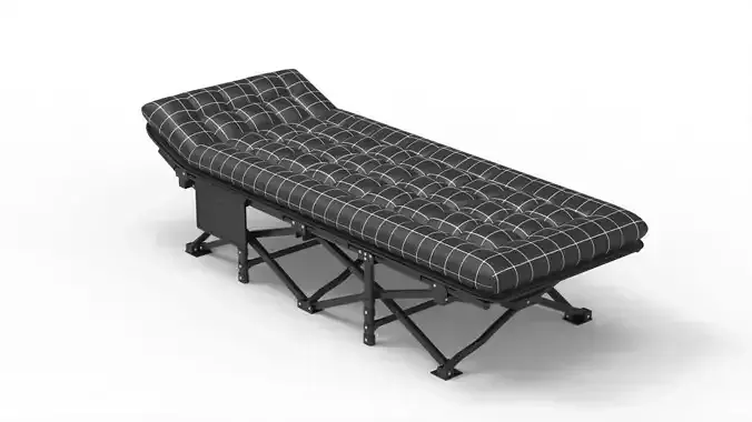 Foldable Camping Cot 3D model