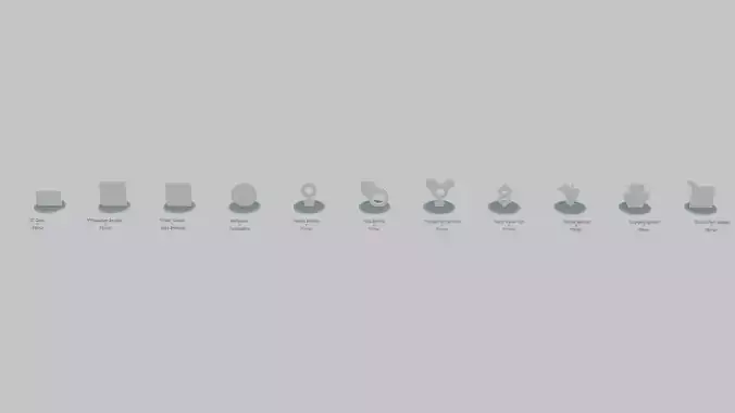 Emoji Statues Symbols Utility 3D print model