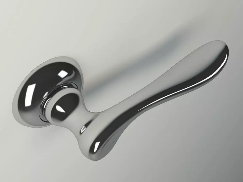 Door Handle 3D model_3