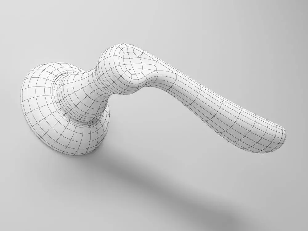 Door Handle 3D model_7