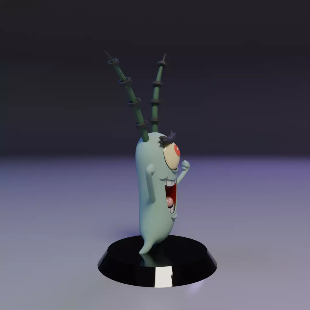 Plankton 3D print model_11