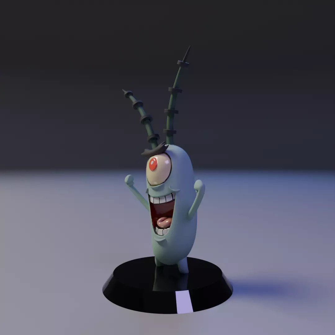 Plankton 3D print model_13