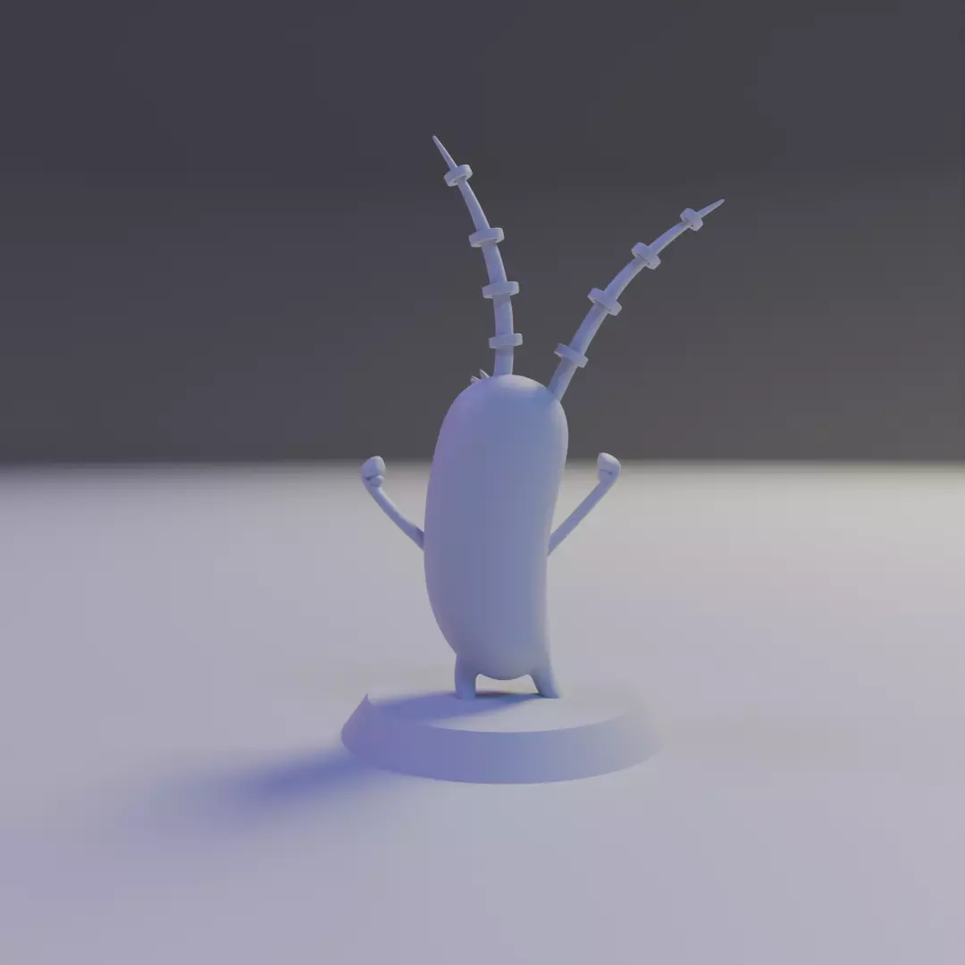 Plankton 3D print model_2