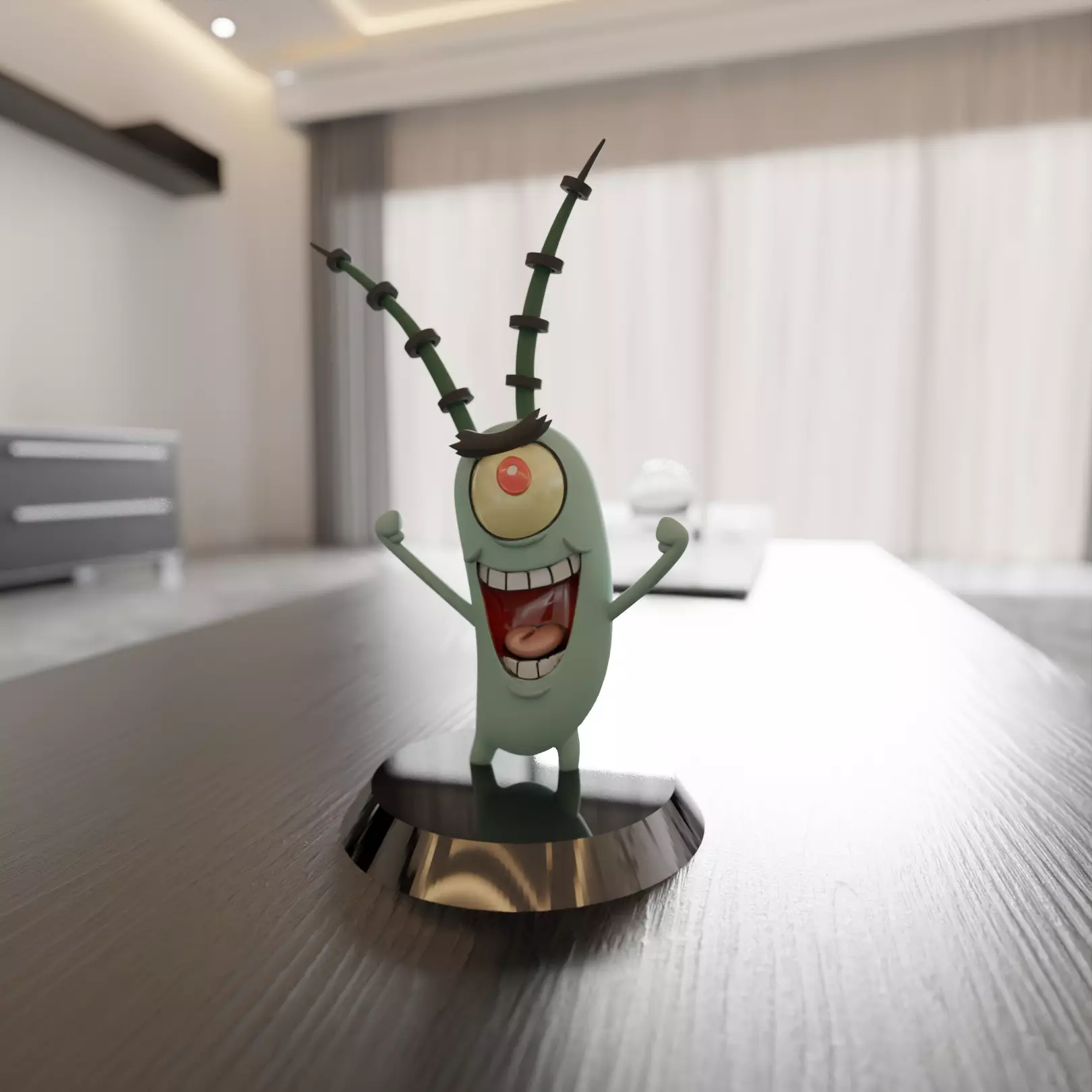Plankton 3D print model_0