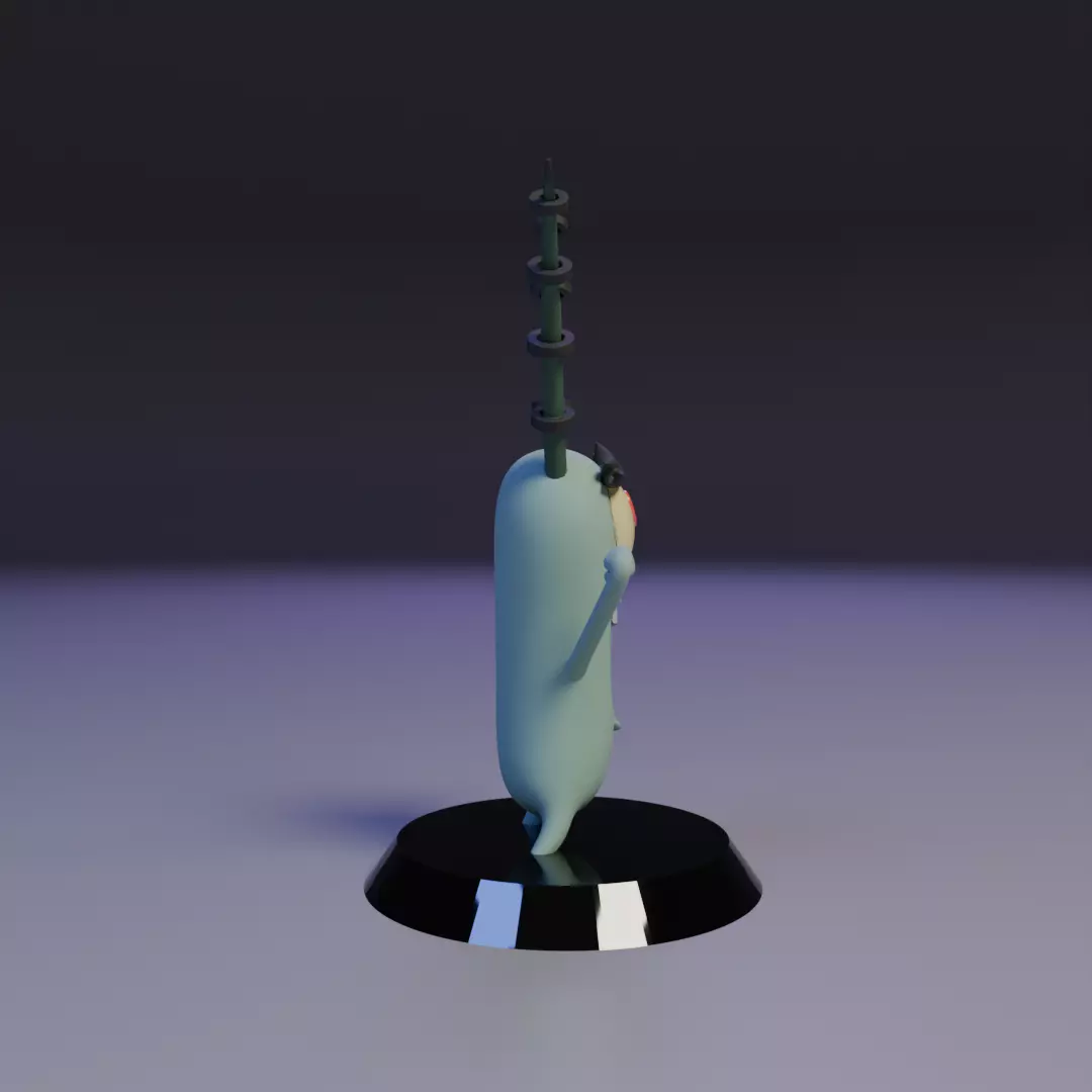 Plankton 3D print model_3