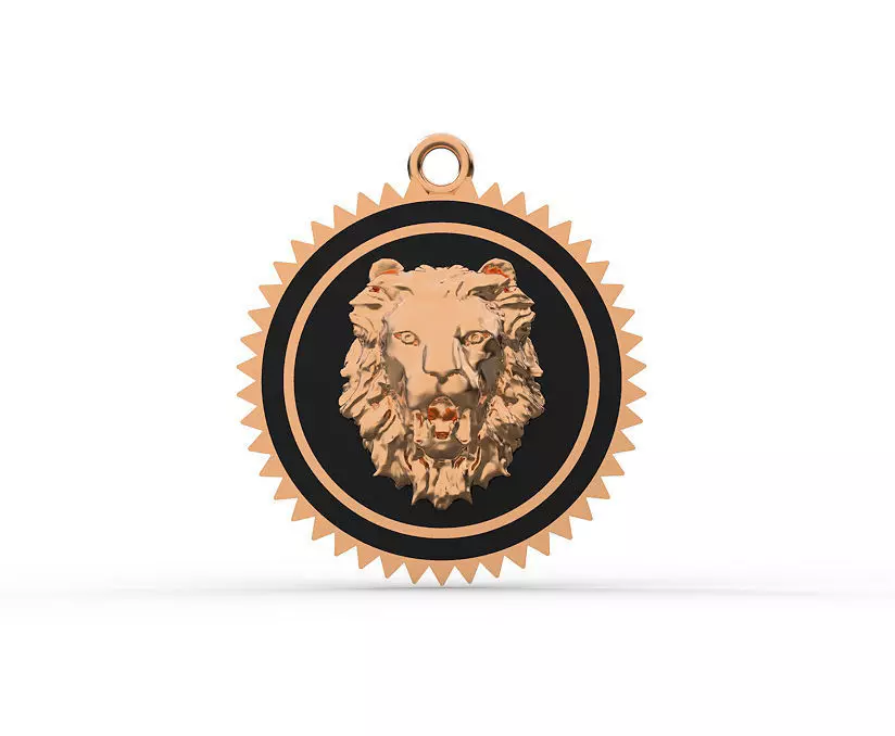 LEO PENDANT  3D print model_1