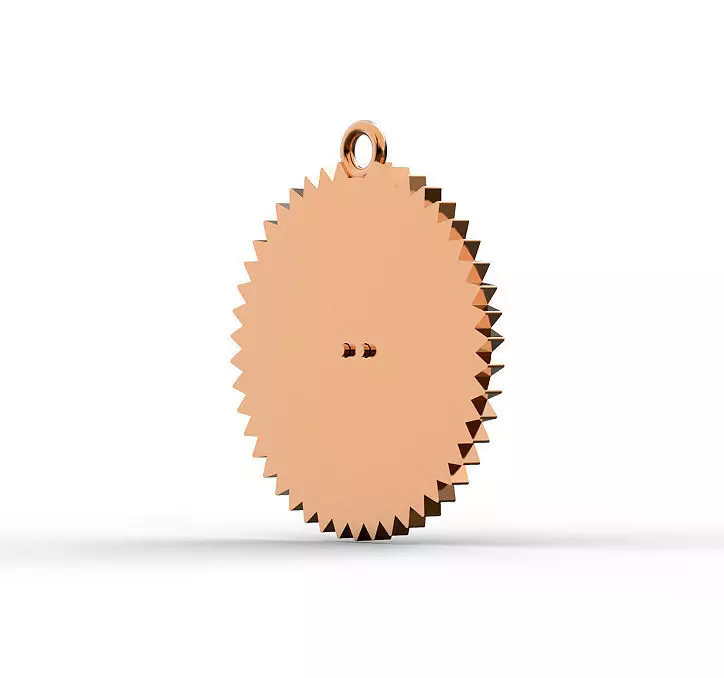 LEO PENDANT  3D print model_2