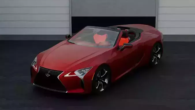Lexus LC 500 High Detail 3D Model