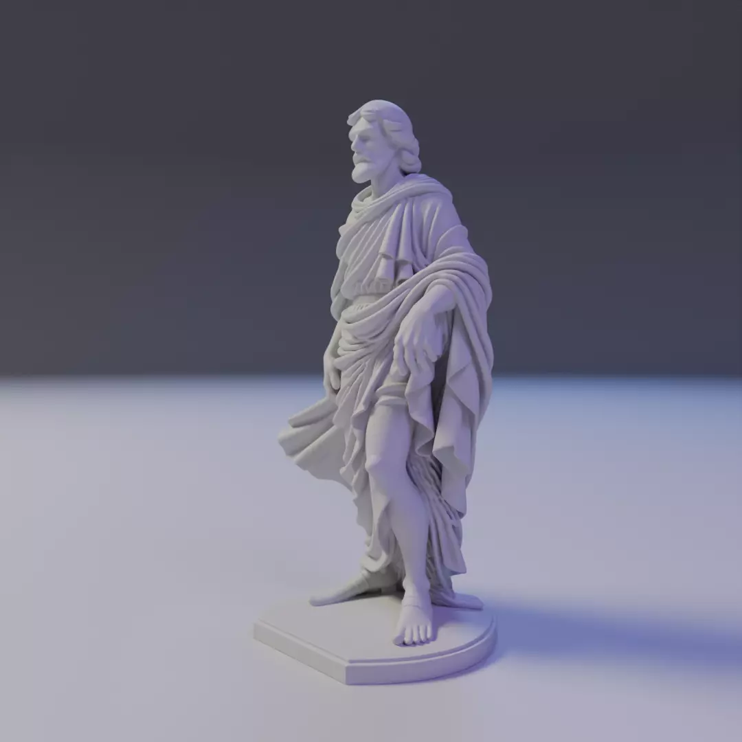 statue 3D print model_13