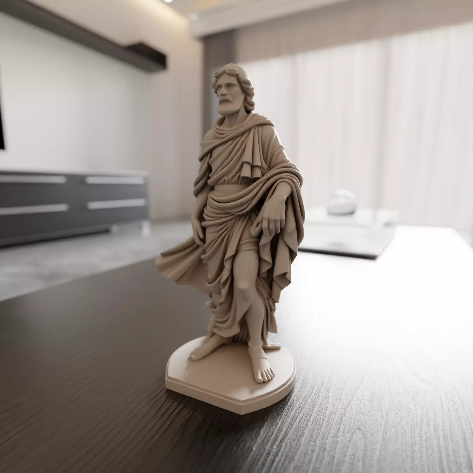 statue 3D print model_0