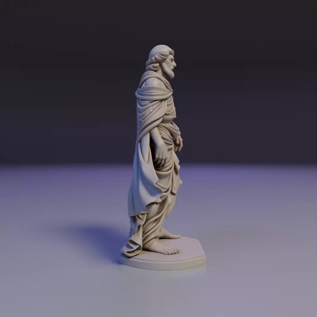 statue 3D print model_4