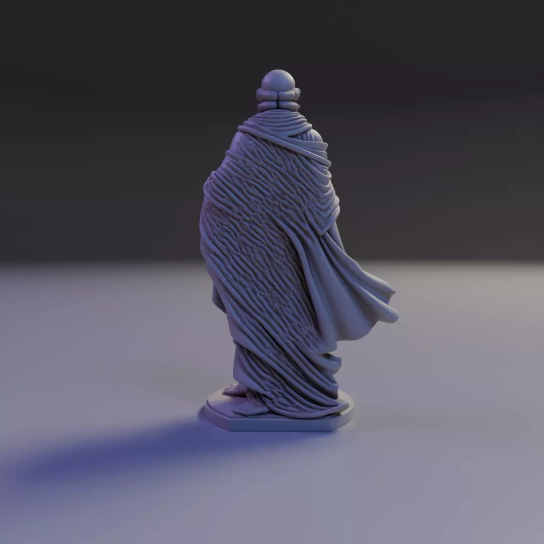 statue 3D print model_2