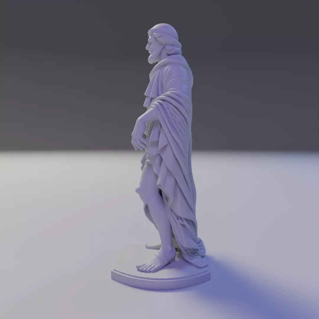 statue 3D print model_5