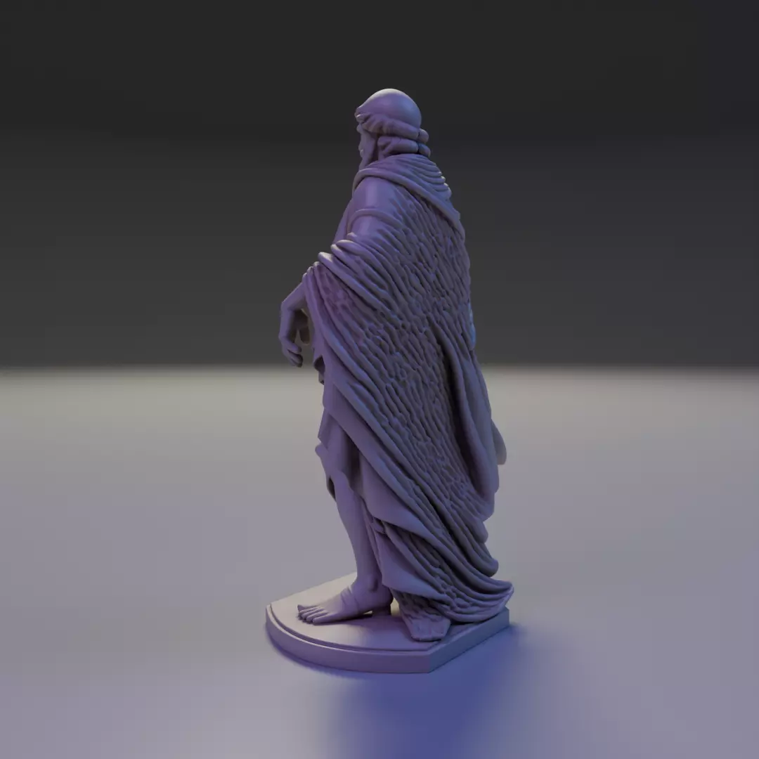 statue 3D print model_10