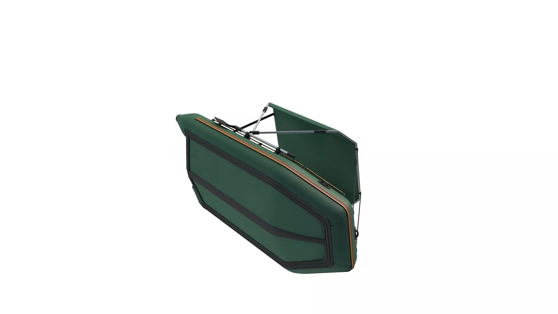 Inflatable fishing boat 3D model_4