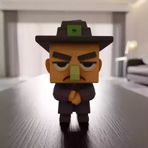 witch mine Chibi 3D print model