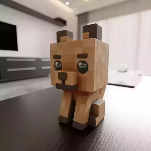 Wolf mine chibi 3D print model