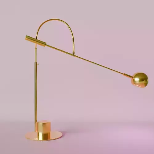 Modern Desk Lamp 3D Model 
