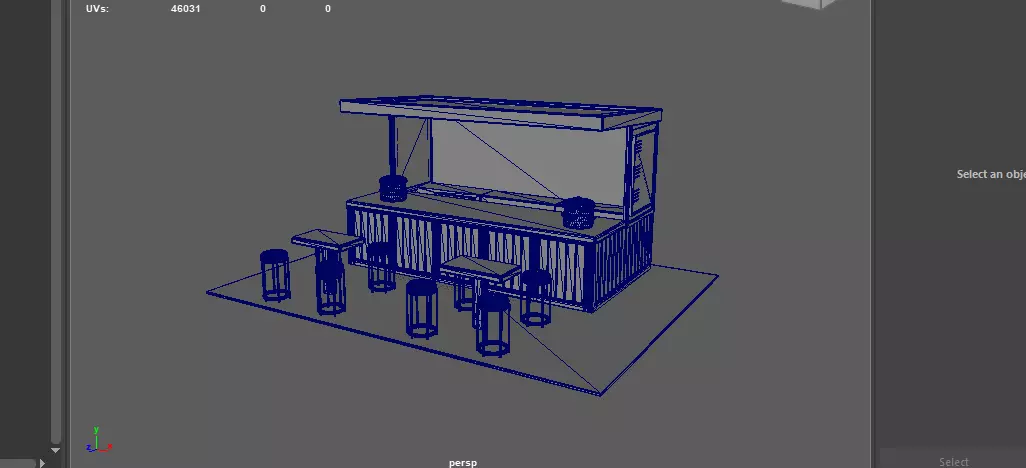 Container cafe  3D model_16
