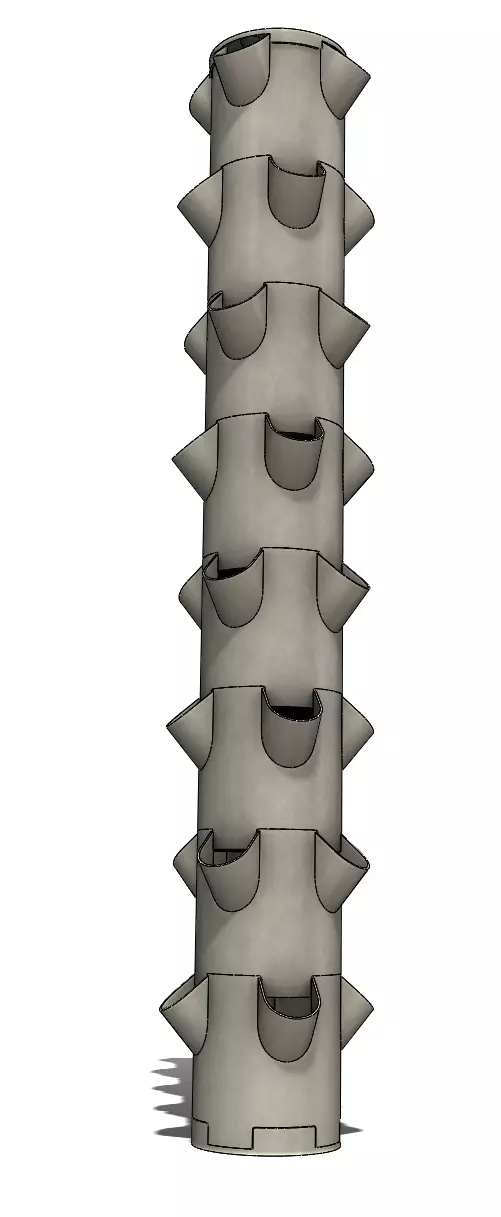 Hydroponics 3D print model_2