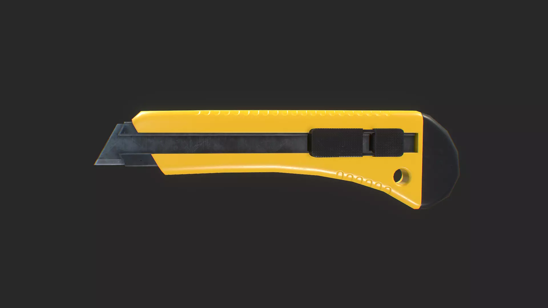 Utility Knife 3D Model Game-Ready Low-poly 3D model_0