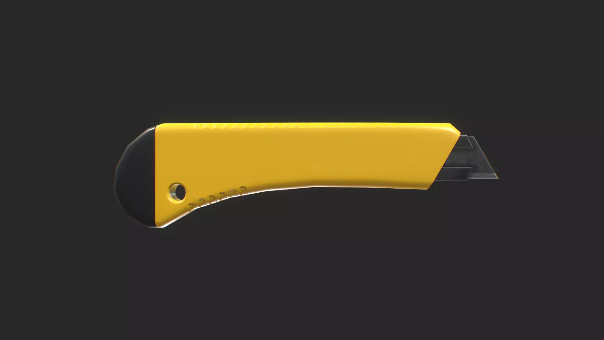 Utility Knife 3D Model Game-Ready Low-poly 3D model_1