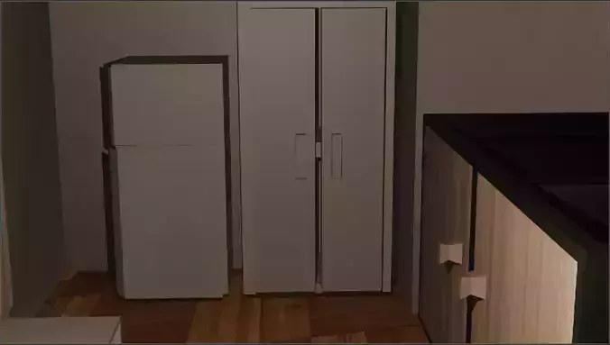 Simple apartment interior asset pack environment