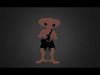 Alien Explorer -Stylized Sci-Fi Character Low-poly 3D model_1