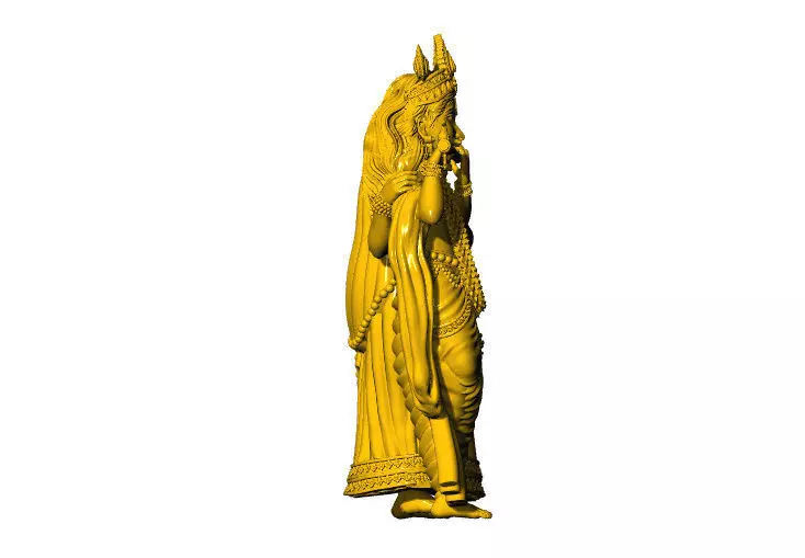radha krishna 3d idols 3D print model_2