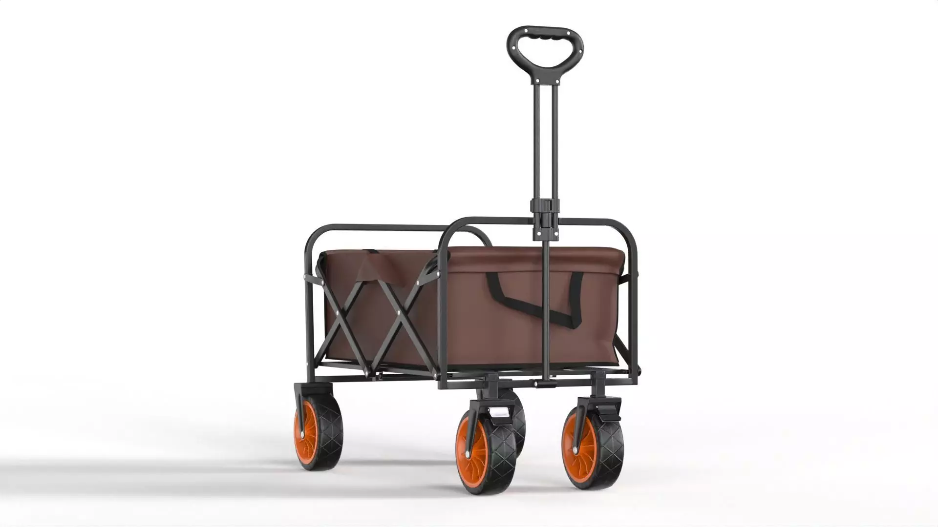 Foldable Garden Wagon Cart 3D model_4