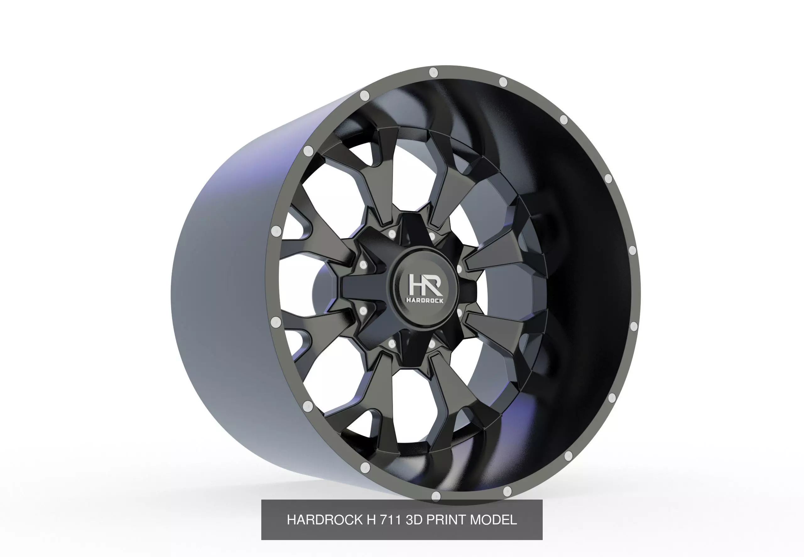 best seller hardrock wheels 3D Model Collection_3