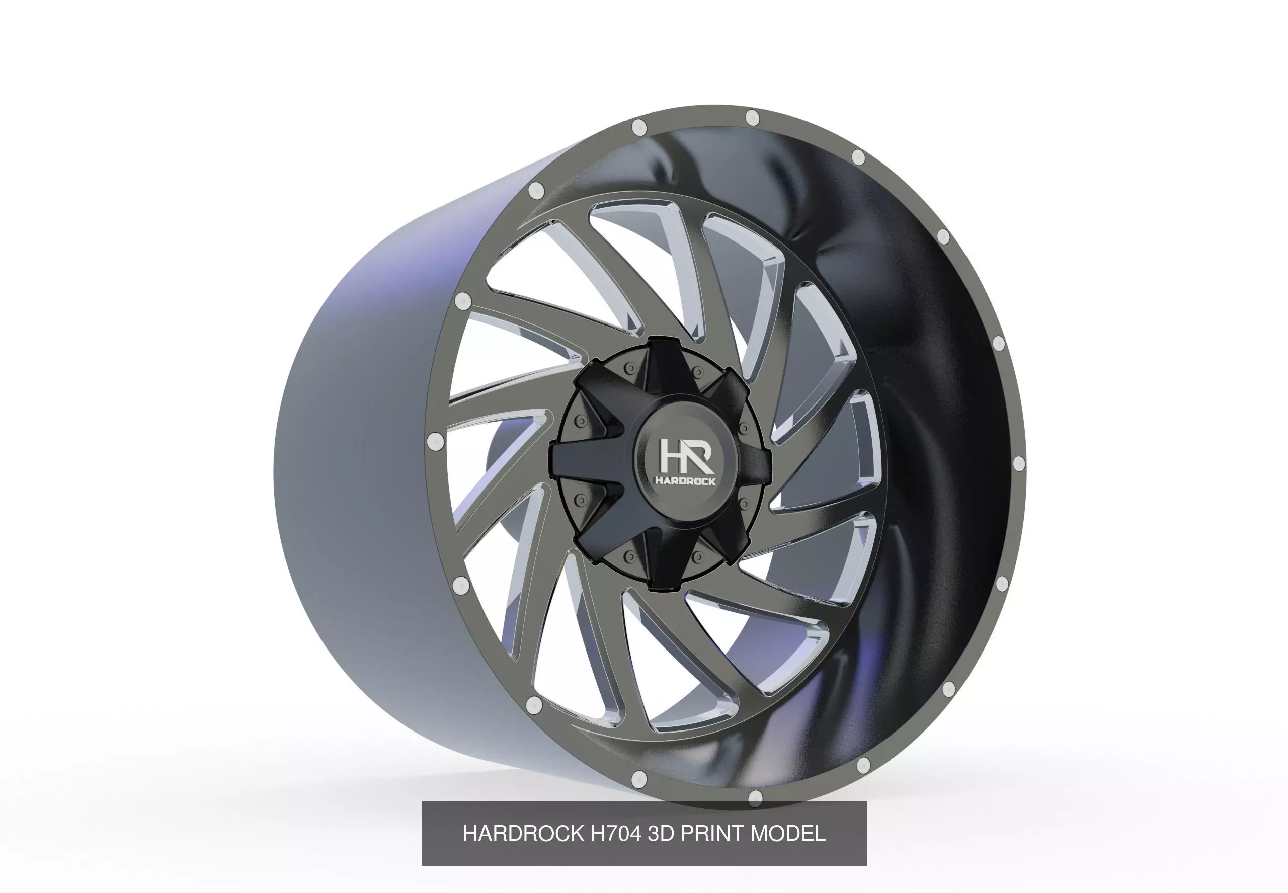 best seller hardrock wheels 3D Model Collection_10