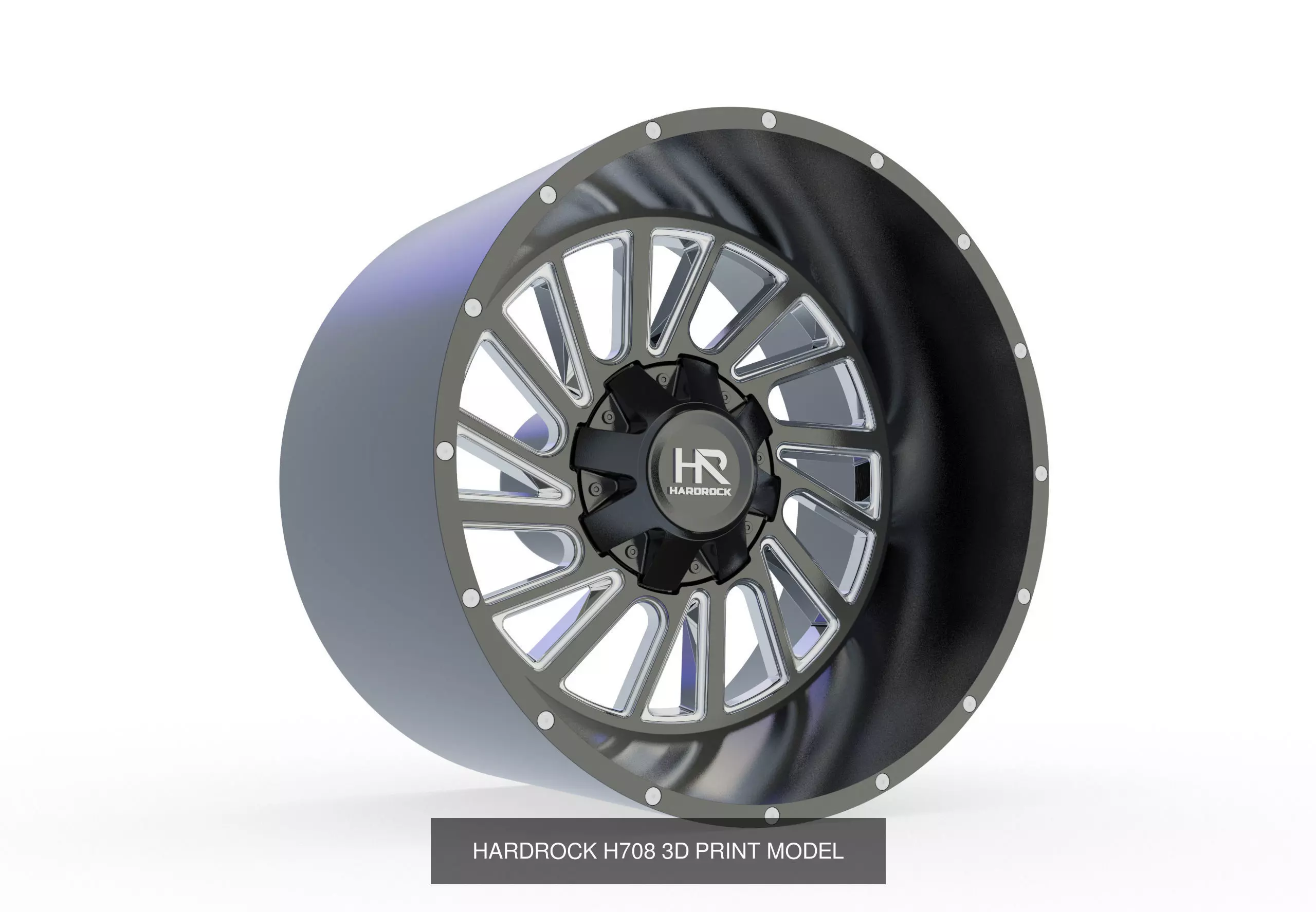 best seller hardrock wheels 3D Model Collection_12