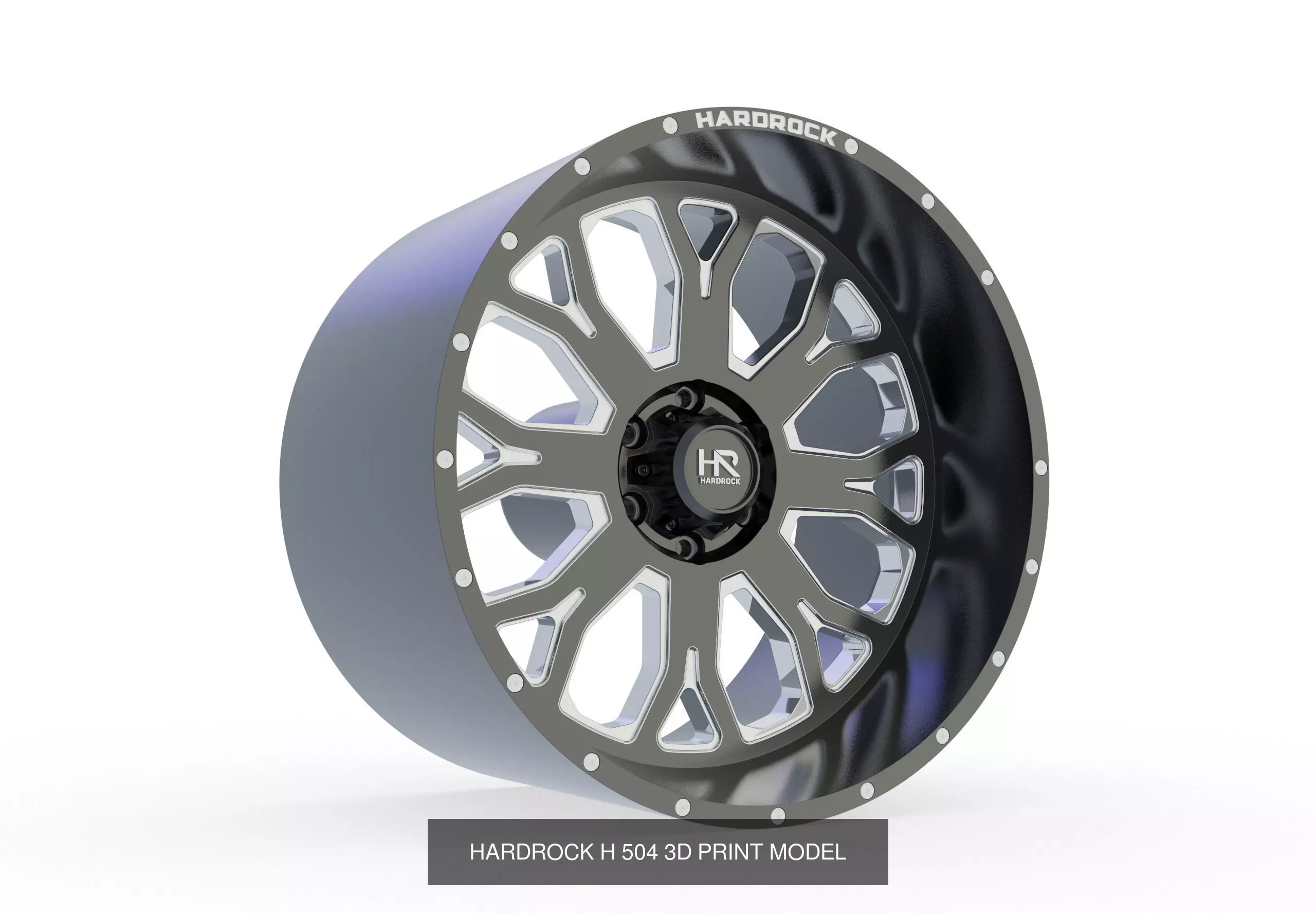 best seller hardrock wheels 3D Model Collection_1