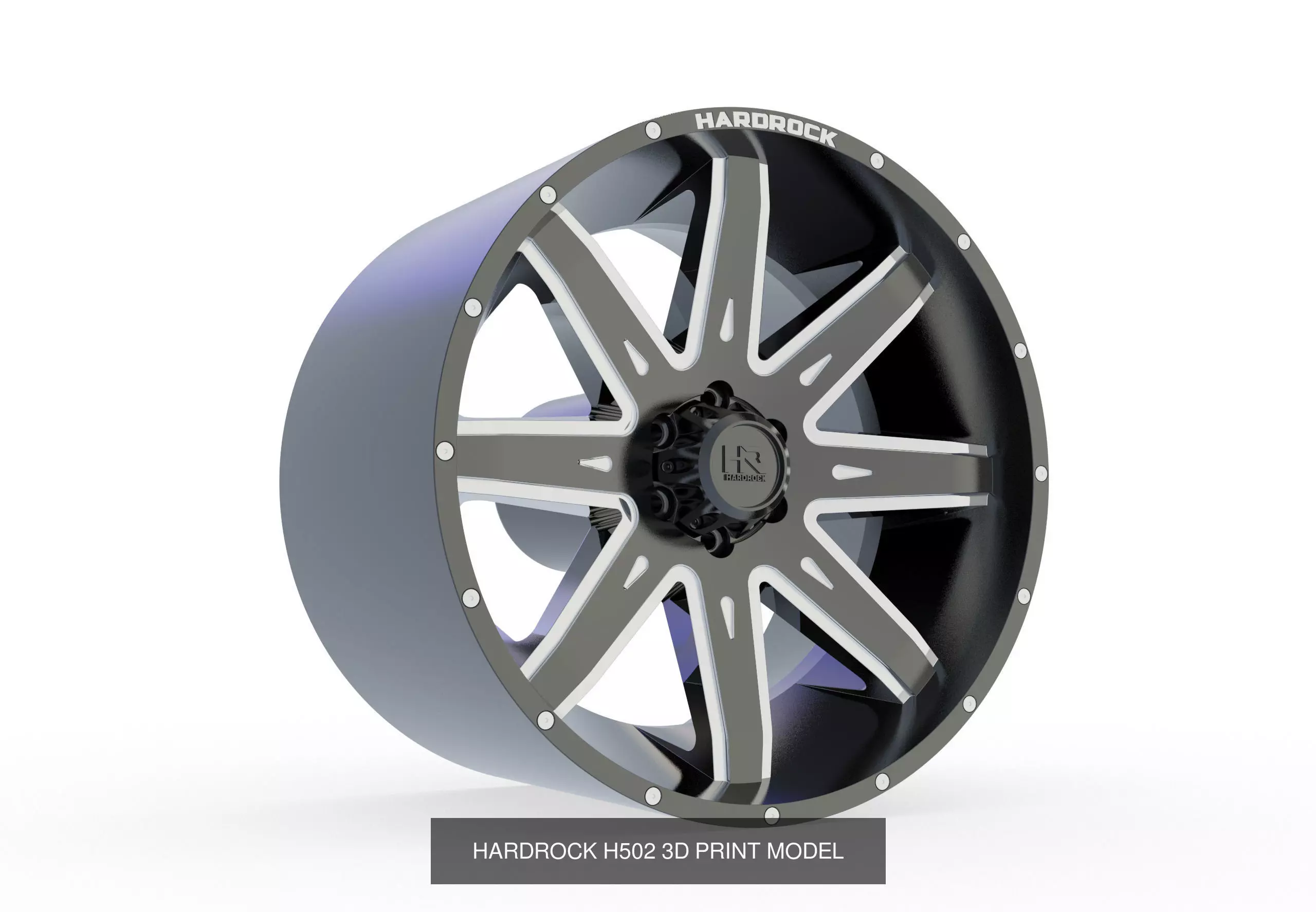 best seller hardrock wheels 3D Model Collection_8