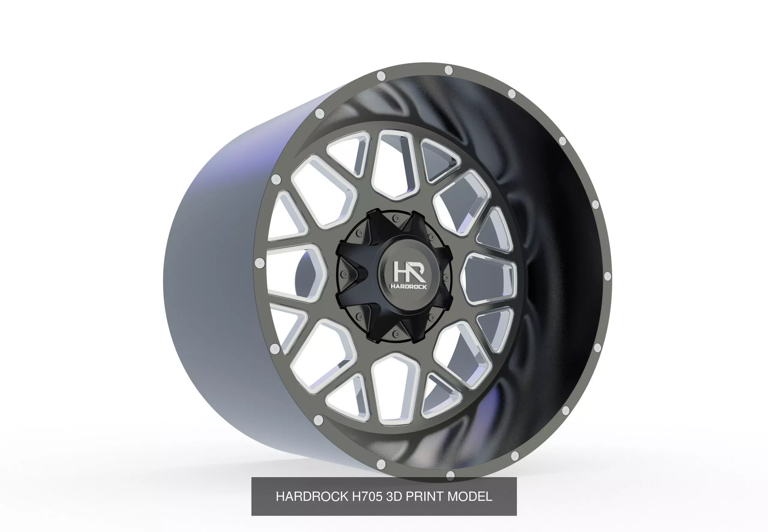 best seller hardrock wheels 3D Model Collection_11