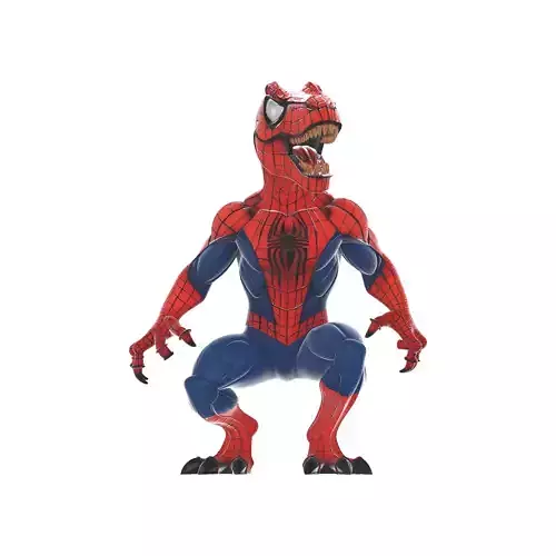 SpideRex Dinosaur Superhero Hybrid Figurine