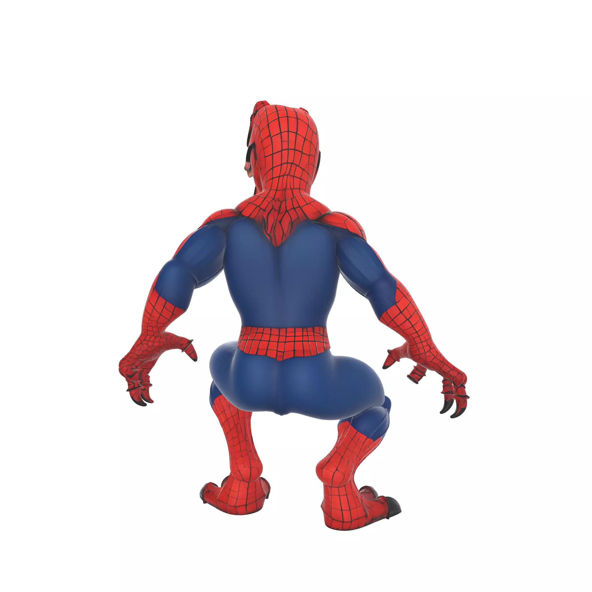 SpideRex Dinosaur Superhero Hybrid Figurine 3D print model_3