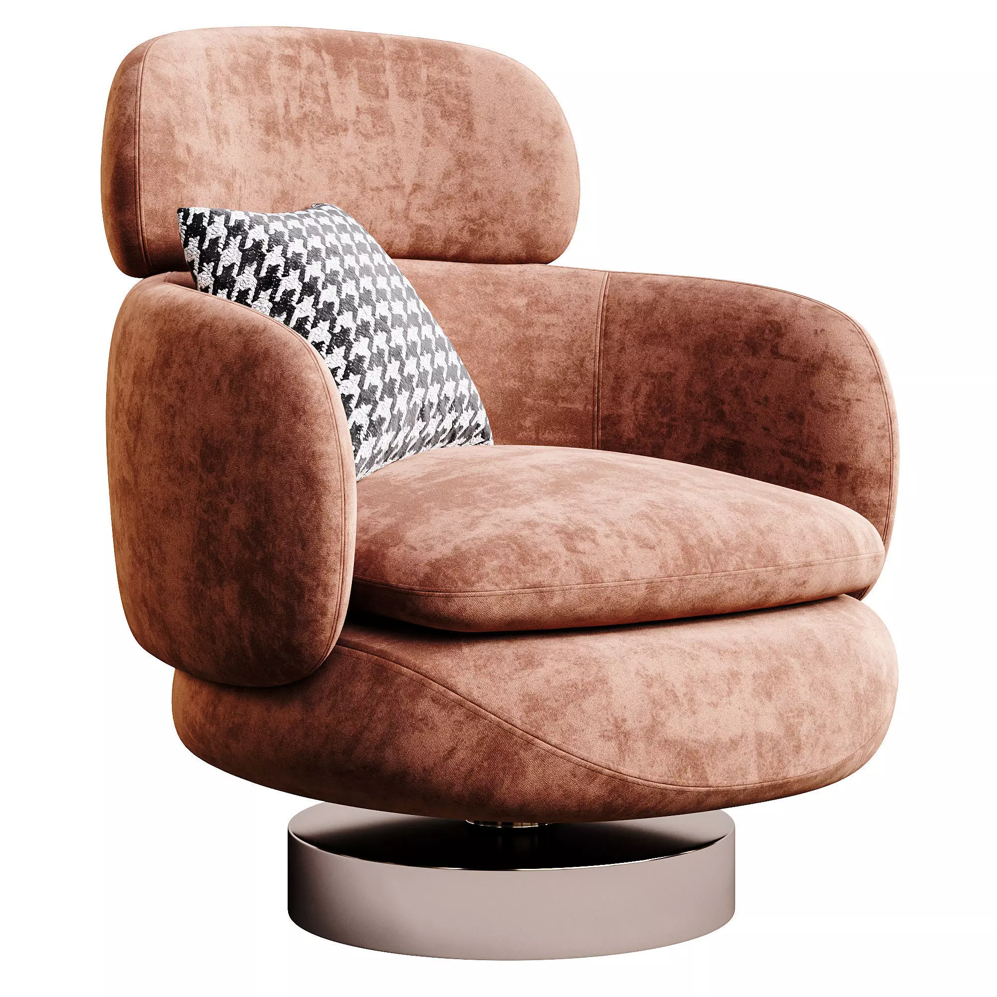 Vivienne armchair set1 3D model_2